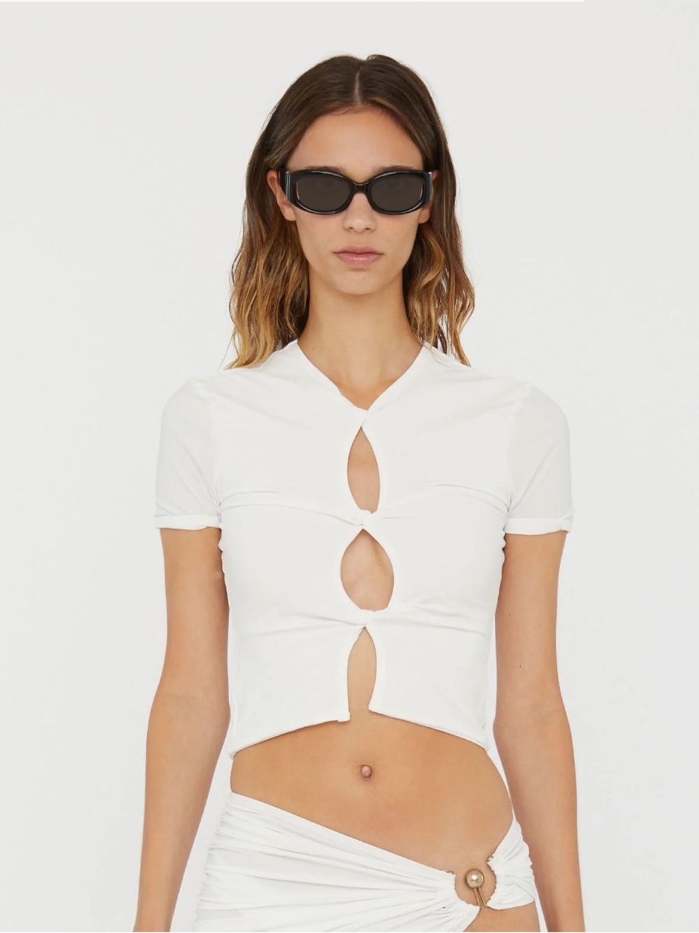 Christopher Esber Open Twist Swim Tee